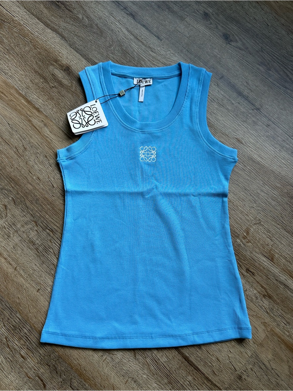 Loewe Turquoise Logo Tank Top